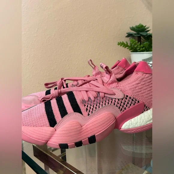 Adidas Trae Young 2 Pink Bliss Sneakers Size 9.5 - Picture 7 of 15